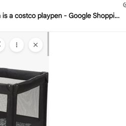 Brand New Cosco Play Pen With Misc 