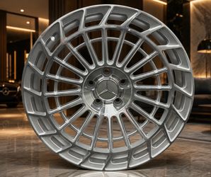 🔥 22x9 / 22x10.5 5x112 Mercedes S550 S560 S580 Silver Wheels 🔥