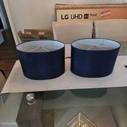 Blue Lampshades