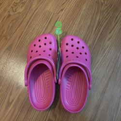 Pink Crocs
