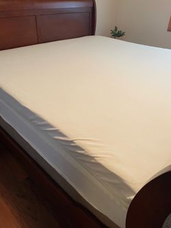 King size mattress and 4” foam pad