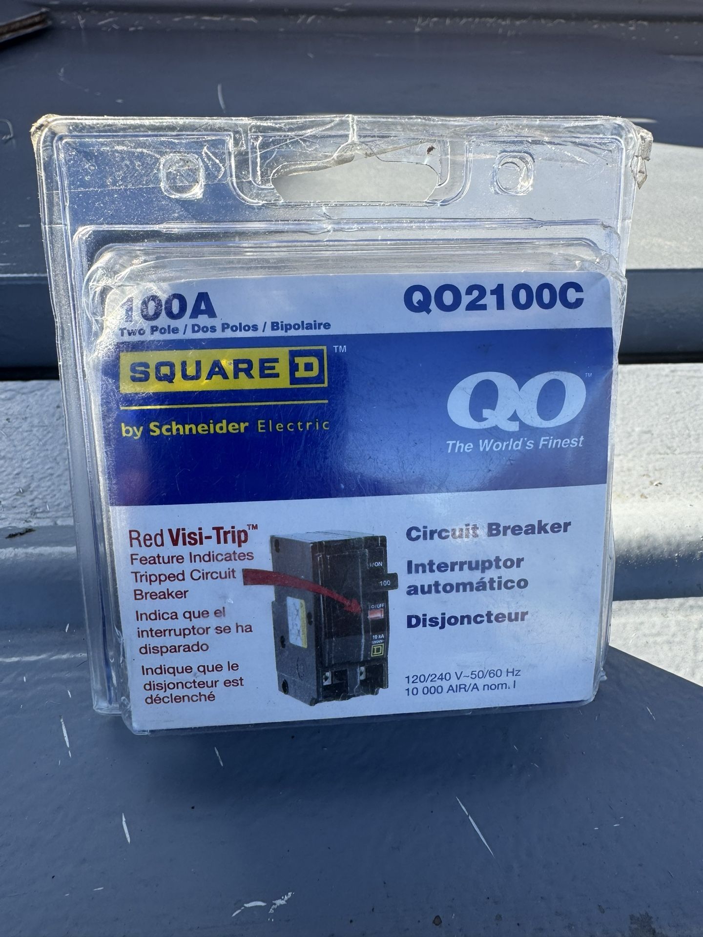 QO2100CP QO 100 Amp Breaker Square D Square D QO2100 2-Pole 100-Amp 120