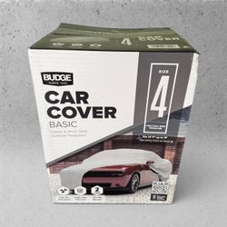 PENDING PICKUP: New In Box (NIB) / Factory Sealed Budge Basic Car Cover in Size 4