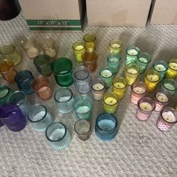 Colored Candle Votives 