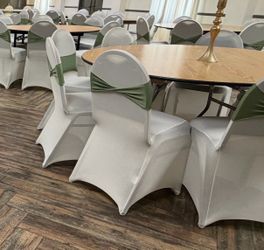 200 green chair sashes