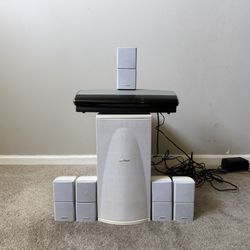 Bose Lifestyle Center Media Receiver Acoustimass Subwoofer Speakers