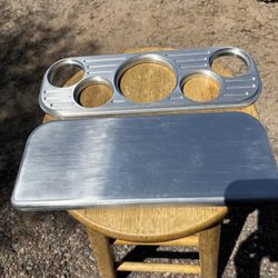 Dash Inserts Guage Cluster And Glove Box Door 37-38 Chevy Car. Street Rod, Hot Rod, Lowrider 