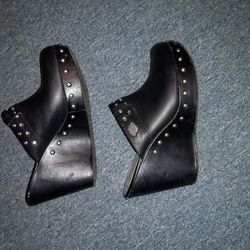 Harley Davidson Womens Clogs Shoes Size 8 1/2