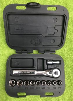 Vintage Craftsman 11-Piece Socket Set - 1/4" Drive