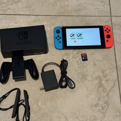 Nintendo Switch With 2 Games  Price Is Firm 