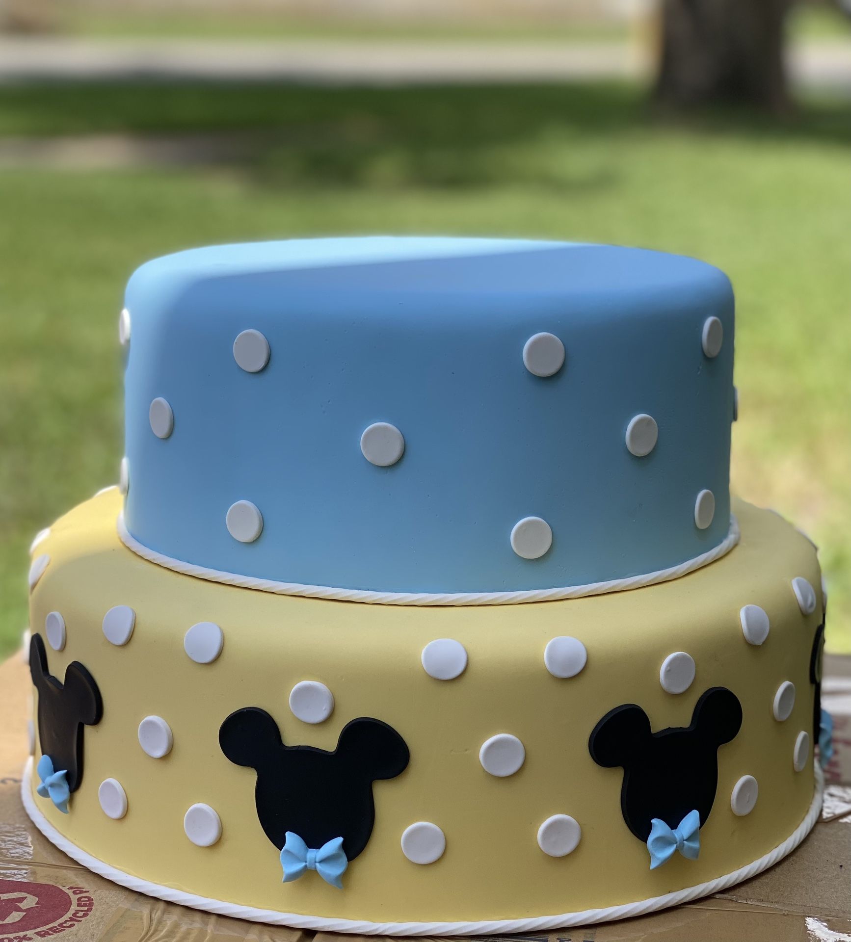 Disney Mickey Mouse Fake Cake