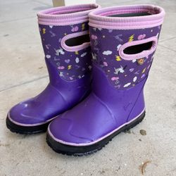 Boggs Girls Rain Boots Size 12