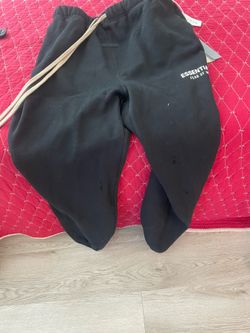 Fear of God Essentials Black Sweatpants – Size L