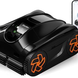 2025 Upgrade) iGarden Pool Cleaner K60, 6H Cordless Robotic Pool Vacuum for Inground & Above Ground Pools, AI Timer, Smart Navigation, Floor, Walls&Wa