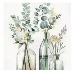 Floral Canvas Wall Art Painting 