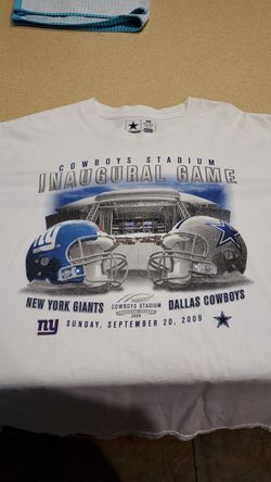 Dallas Cowboys vs New York giants Inaugural Game ( XL)