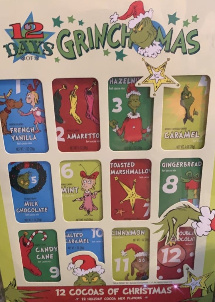 The Grinchmas 12 Days Of Cocoa Mix
