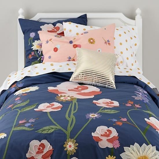 New With Tags The Land Of Nod Crate Kids Bouquet Bedding