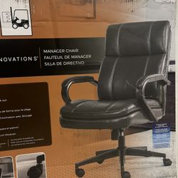 True Innovations Office Chair with Memory Foam ,  Mid-Back Manager Chair