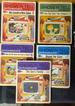 Vintage GE Show’N Tell Picturesound Program – History & Science Bundle (Rare Titles)