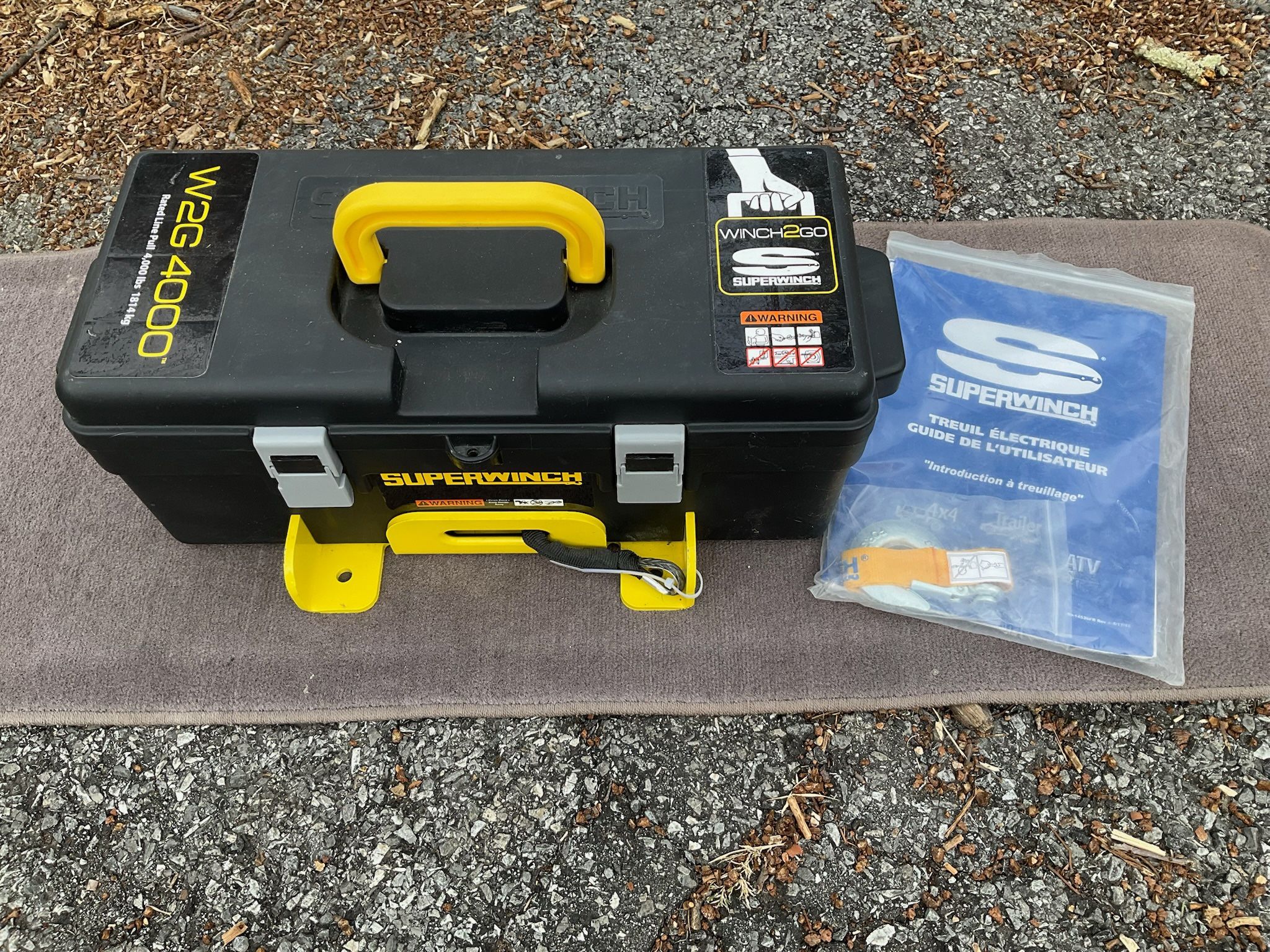 Winch2Go Super Winch - Brand New, Unused Portable Winch 4000