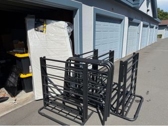 Zinus mattresses (4) and frames
