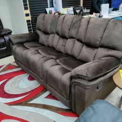 Winter Blowout Sale! Barcelona Brown, Reclining Sofa And Loveseat. Set Now $999. Easy Finance Option. Same Day Delivery