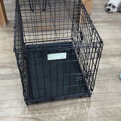 Dog Crate W/ Dbl Door 24x18x19