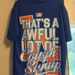 Awful Lotta Cough Syrup Dodgers Tee