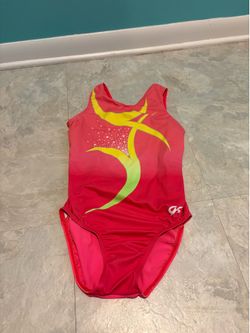 GK Elite Gymnastics Leotard - Pink Ombre - Size Small