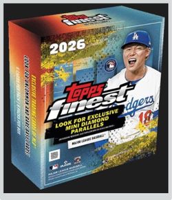 2026 Topps Finest MLB Baseball Trading Cards Box