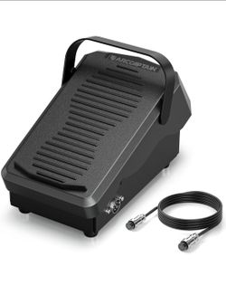 ARCCAPTAIN TIG Welding Foot Pedal, 5-Pin Remote Amp Control, Wider Contact Area & Strap Design Foot Pedal