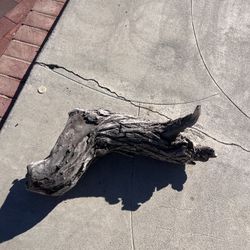 Wood Fish Tank Decor