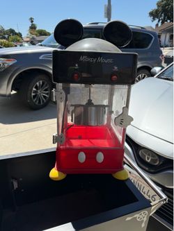 Popcorn machine and stand