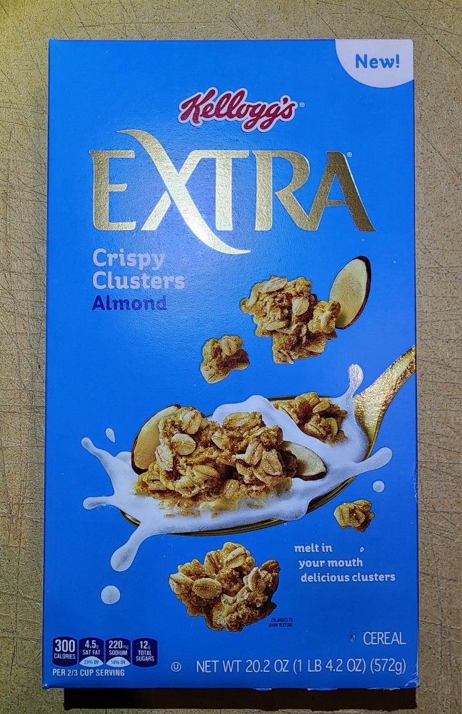 Kellogg's Extra Crispy Clusters Almond (20.2oz) BB 02/25