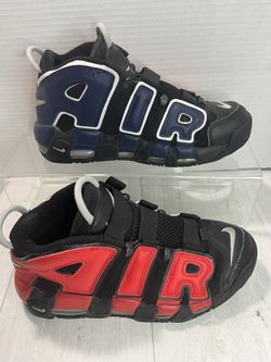Nike Kids Black Sneakers With Red And Blue Acents 