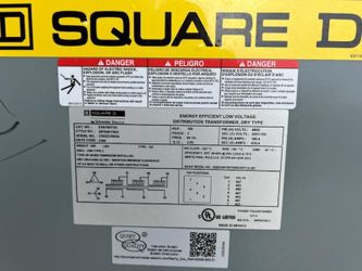Square D 150KVA Transformer 208/480Y