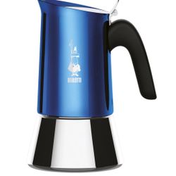 Bialetti Stovetop Espresso Maker Mug Cup Venus Blue Brand New