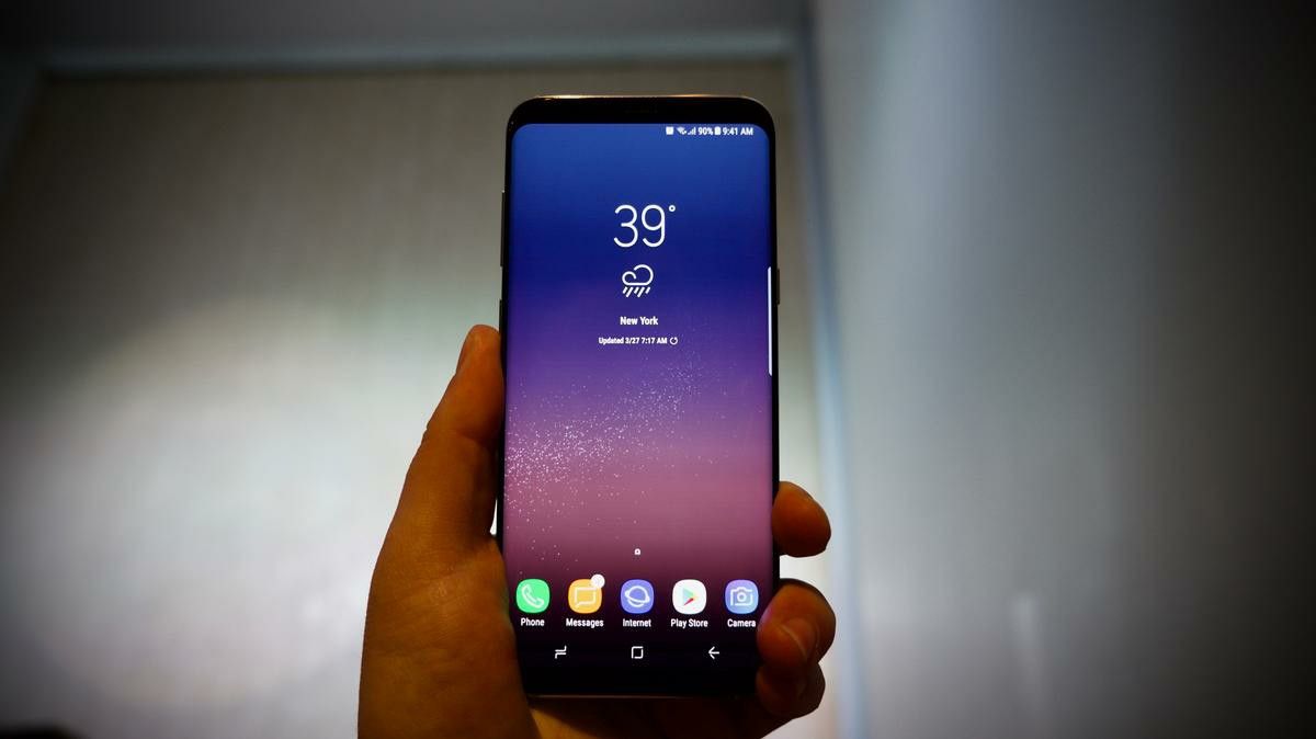 Samsung Galaxy S8 - Unlocked No Carrier - Case and Glass Protector
