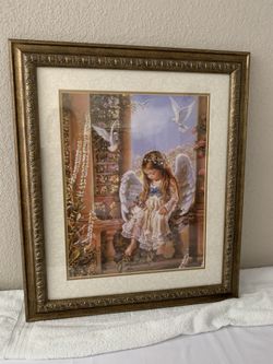 Cuadro De La Angelita.  24. 1/2  X  28 