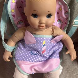High Chair & Doll Gently Used $12