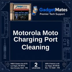 Motorola Moto Charging Port Cleaning