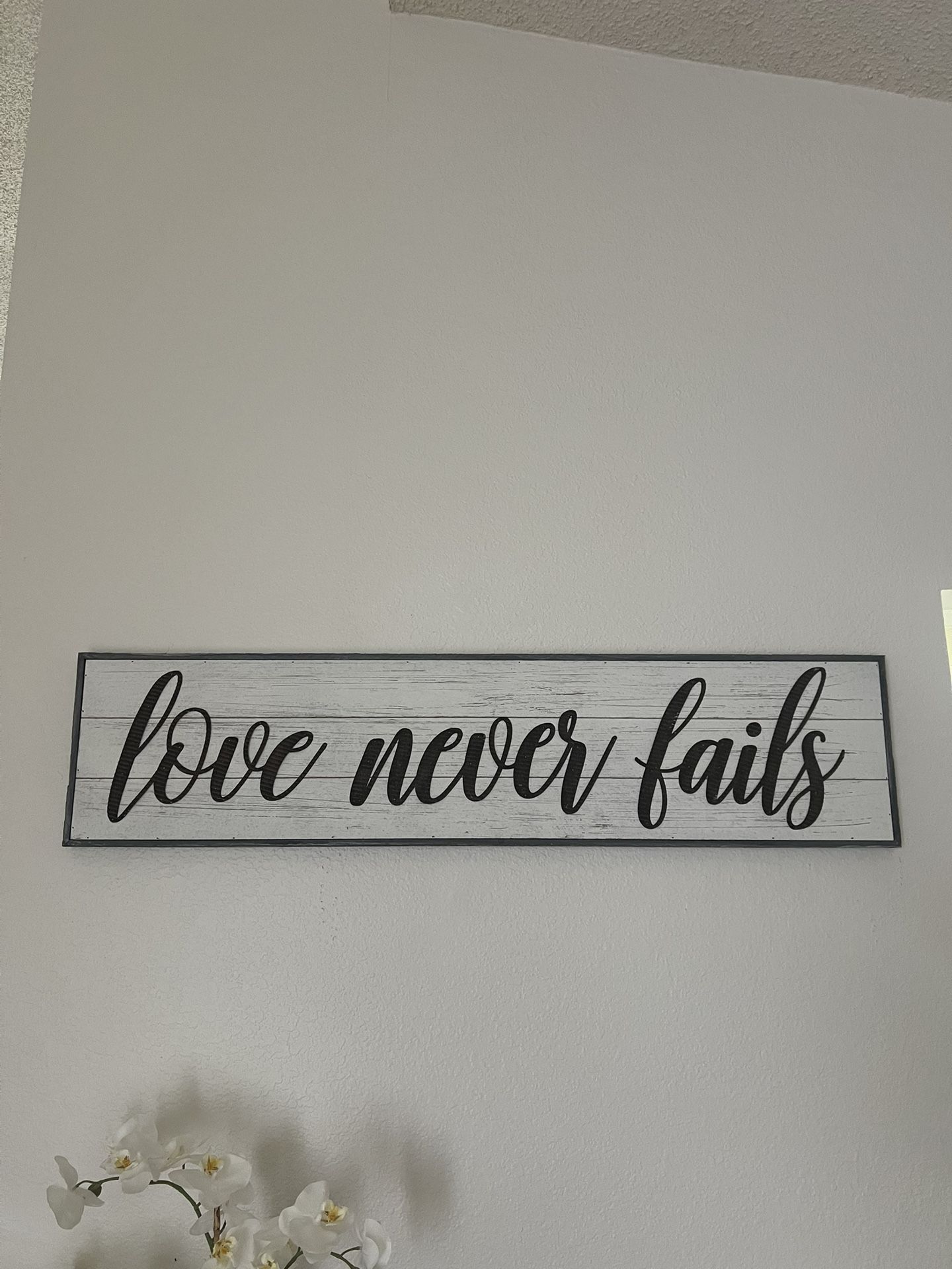 Wood sign wall decor