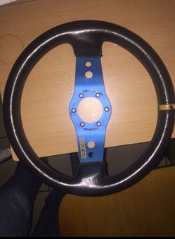 Sparco steering wheel