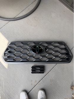 3rd Gen Toyota Tacoma OEM Front Grille and TSS Cover