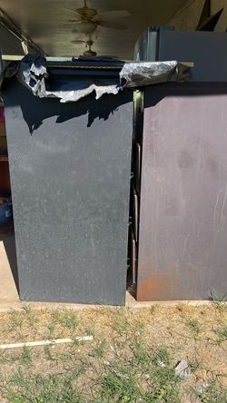 Metal file cabinets
