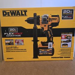 DEWALT 20V MAX Brushless 1/2 in. Hammer Drill/Driver w/ FLEXVOLT ADVANTAGE & FLEXVOLT 6 Ah Battery