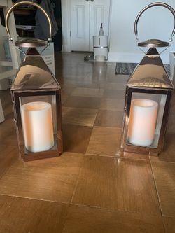 Rose Gold Lanterns 