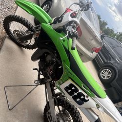 2014 85cc Kawasaki 2 stroke