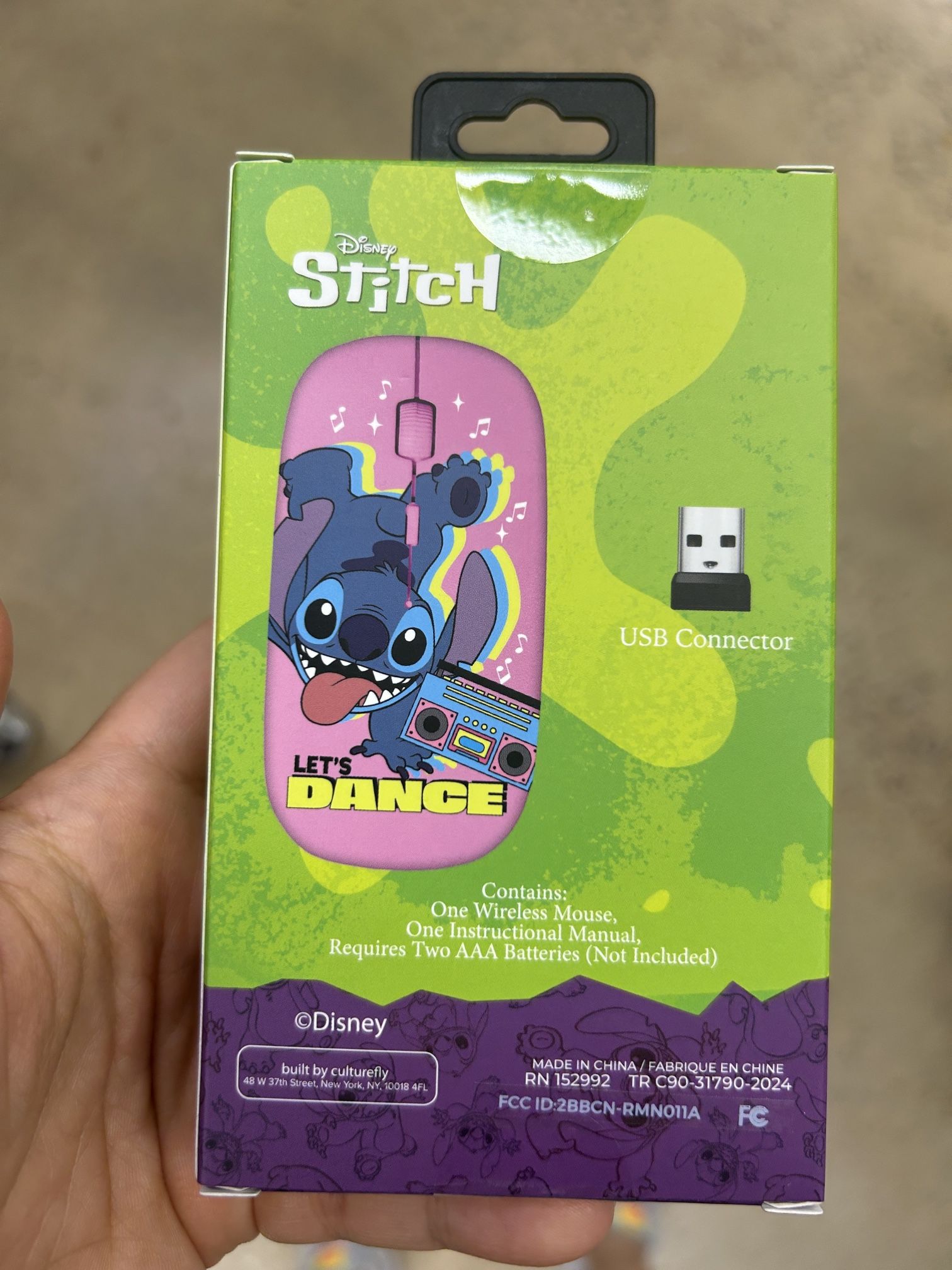 NWT licensed Stitch wireless mouse